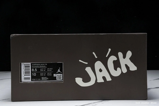 Cheap LUCY Jack Scott TR x University Red Jordan FZ8117-101 Travis Jumpman 0704